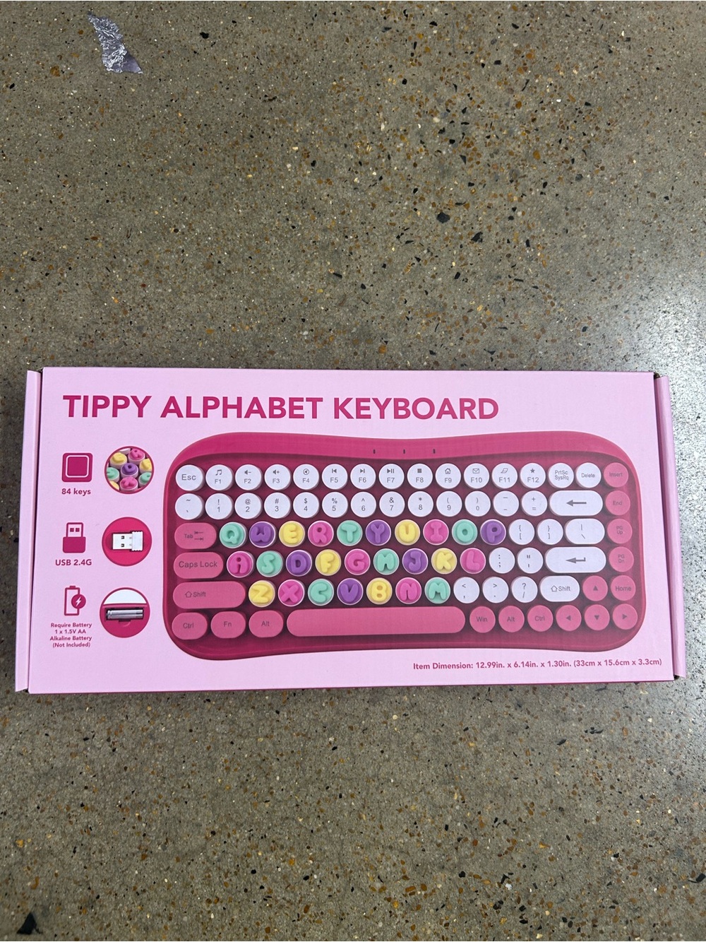 NWT wireless Tippy Alphabet Keyboard